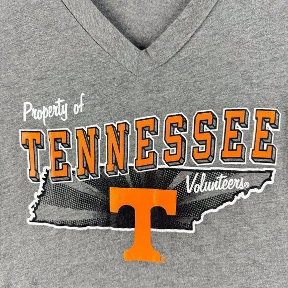 Tennessee Volunteers Shirt Womens Small 4/6 Gray Rivalry Threads Short Sleeve - Picture 2 of 12